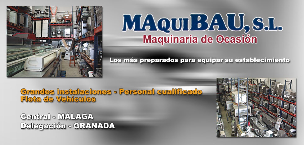 Maquibau Maquinaria Proveedores Suministros Hostelería Málaga